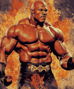 Powerful Bobby Lashley WWE Diamond Painting