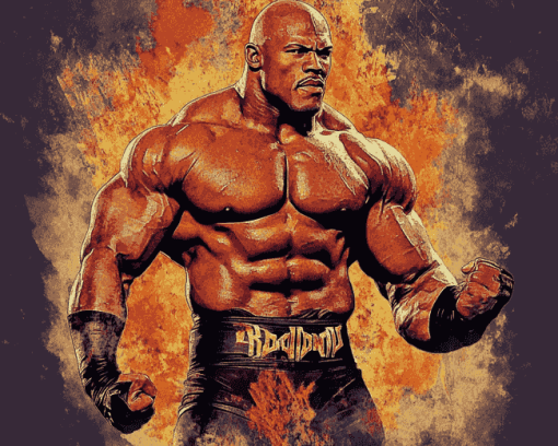 Powerful Bobby Lashley WWE Diamond Painting