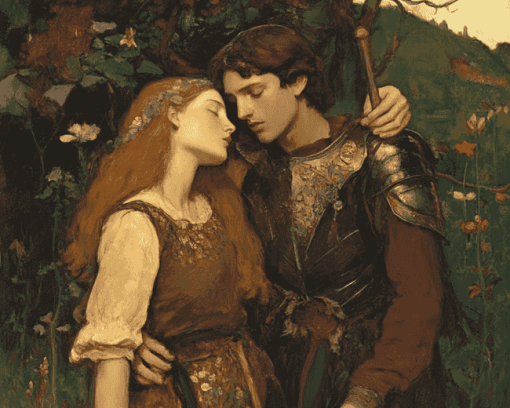 Pre Raphaelite Villages Diamond Painting