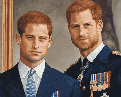 Prince William and Harry Famous Diamond Painting