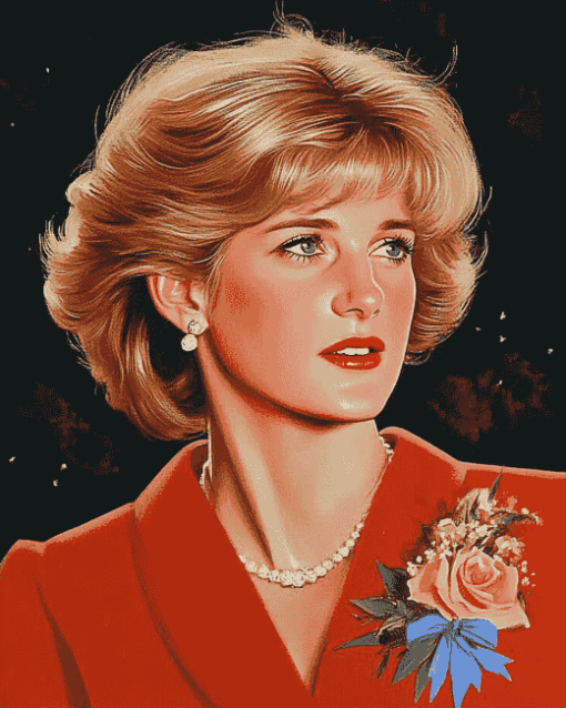 Princess Diana Famous Figure Diamond Painting