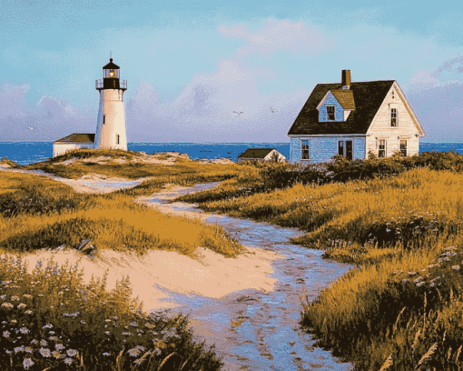 Provincetown Race Beacon Diamond Painting