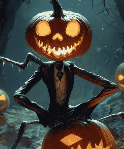 Pumpkin King Halloween Diamond Painting