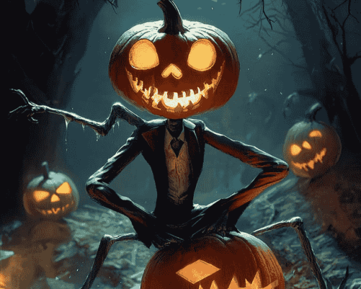 Pumpkin King Halloween Diamond Painting