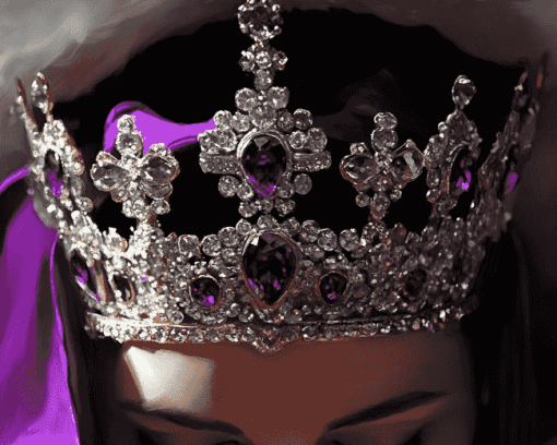 Purple Crown Queen Diamond Painting