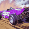 Purple Sprint Car Excitement Diamond Painting