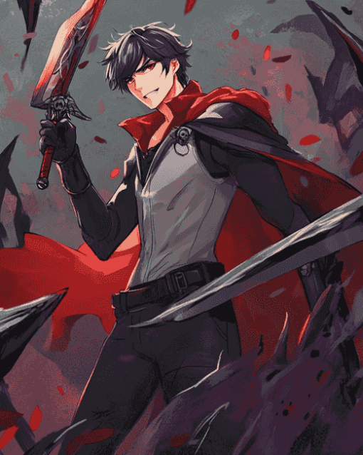 Qrow Branwen RWBY Anime Diamond Painting