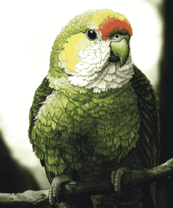 Quaker Parrot Birds Diamond Painting