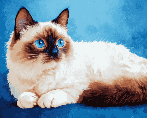 Ragdoll Kitty Diamond Painting