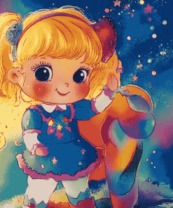 Rainbow Brite Cartoon Diamond Painting