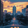 Raleigh Cityscape Diamond Painting