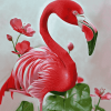 Red Flamingo Diamond Painting