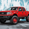 Red Ford Ranger 2007 Truck Diamond Painting