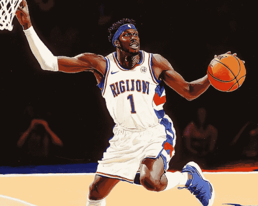 Reggie Jackson Basketball Legend Diamond Painting