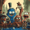 Regular Show Animated Series Diamond Painting