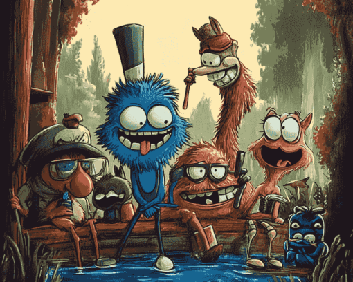 Regular Show Animated Series Diamond Painting