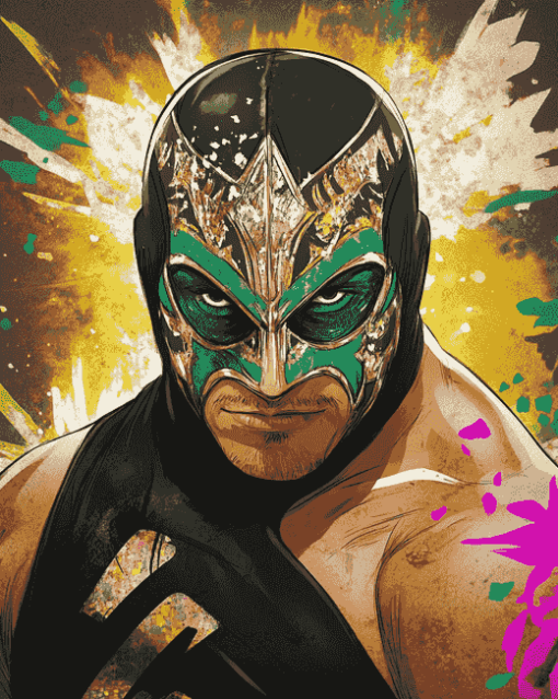 Rey Mysterio WWE Legend Diamond Painting