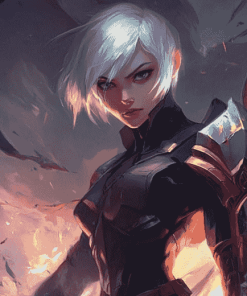 Riven Online Game Character Diamond Painting