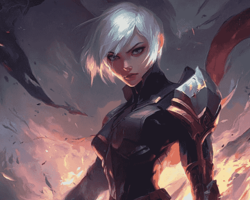 Riven Online Game Character Diamond Painting