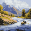 River Valley Adventure Diamond Painting