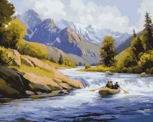 River Valley Adventure Diamond Painting