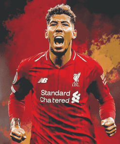 Roberto Firmino Football Stars Diamond Painting