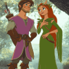 Robin Hood Marian Animation Diamond Painting