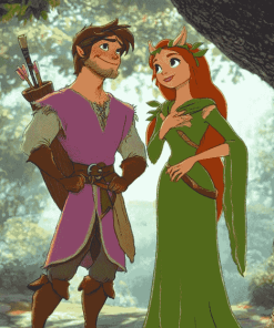 Robin Hood Marian Animation Diamond Painting