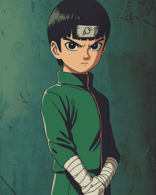 Rock Lee Anime Masterpiece Diamond Painting