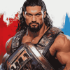 Roman Reigns WWE Champions Diamond Painting