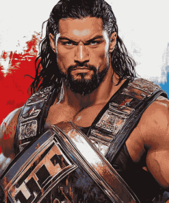 Roman Reigns WWE Champions Diamond Painting