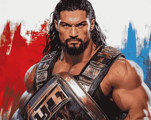 Roman Reigns WWE Champions Diamond Painting