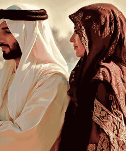 Romantic Arabian Lovers Diamond Painting