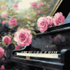 Rose Blossom Piano Diamond Painting