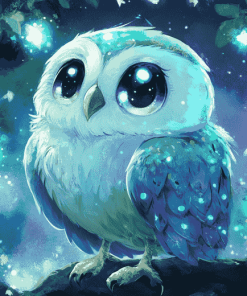 Rowlet Anime Diamond Painting