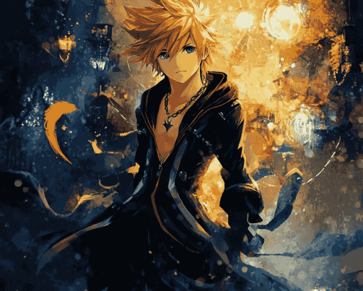 Roxas Anime Diamond Painting