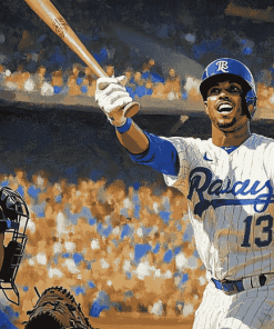 Royals Baseball Players Diamond Painting