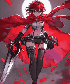 Ruby Rose Manga Diamond Painting