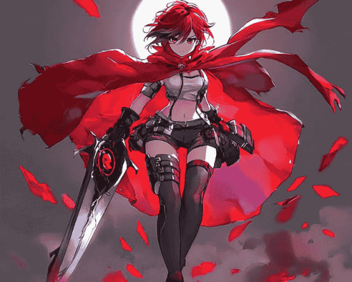 Ruby Rose Manga Diamond Painting