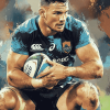 Rugby Star Damien Cook Diamond Painting