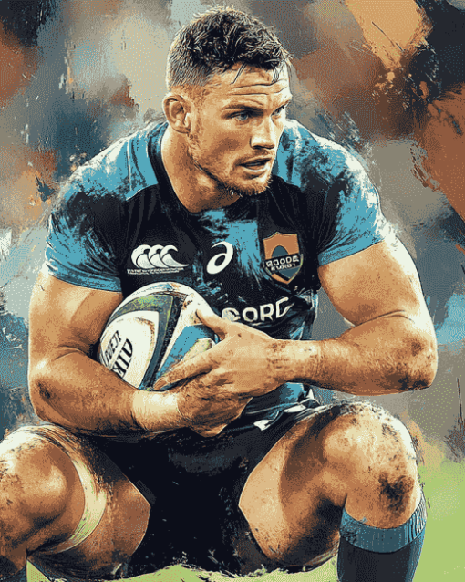 Rugby Star Damien Cook Diamond Painting