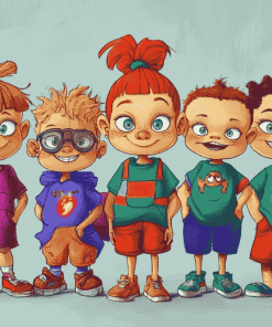 Rugrats Cartoon Characters Diamond Painting