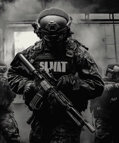 SWAT Movie Scenes Diamond Painting