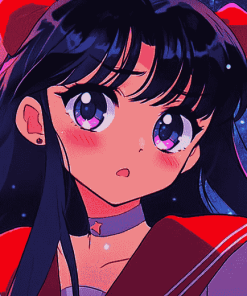 Sailor Mars Anime Diamond Painting