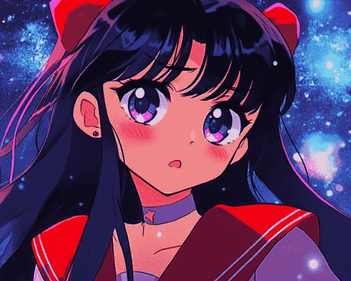 Sailor Mars Anime Diamond Painting