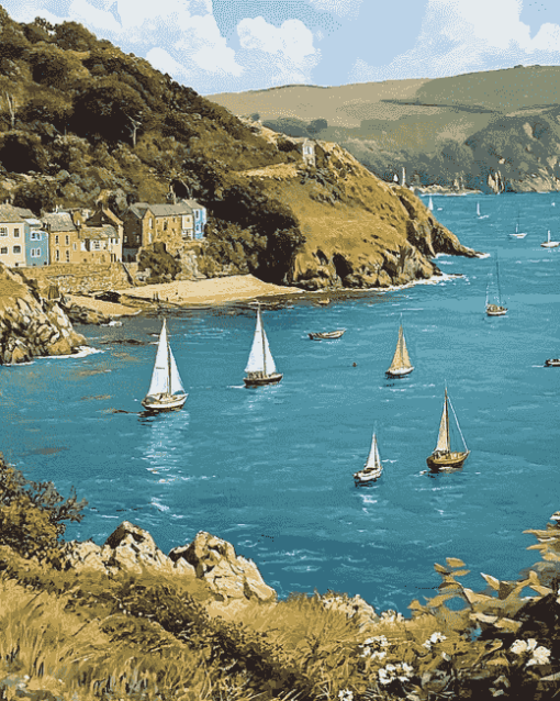 Salcombe Seascape Diamond Painting