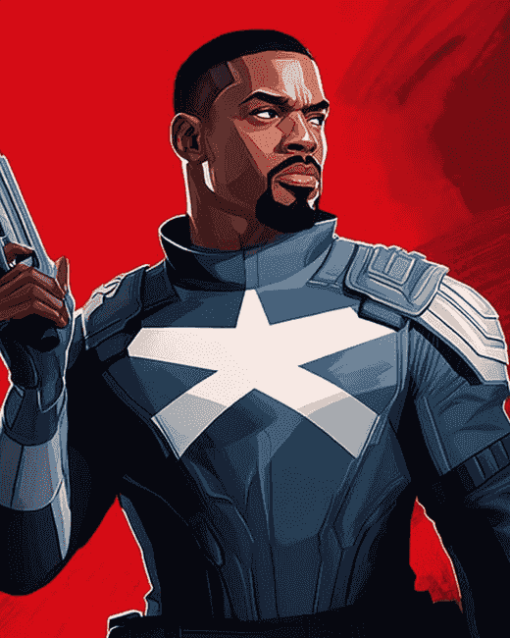 Sam Wilson Movie Diamond Painting