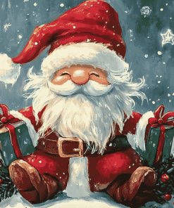 Santa Gnomes Christmas Diamond Painting