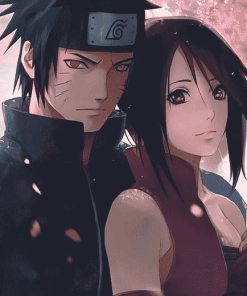 Sasuke Sakura Anime Diamond Painting