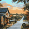 Scenic Flower Mound Streets Diamond Painting